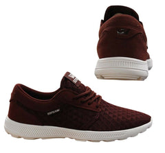 Supra Hammer Run Mens Burgundy Running Shoes