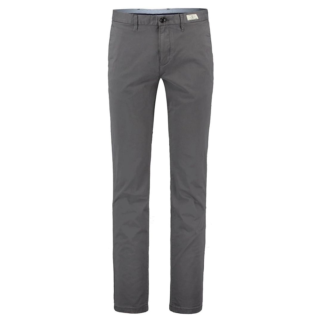 Tommy Hilfiger Mens Grey Denton Chinos
