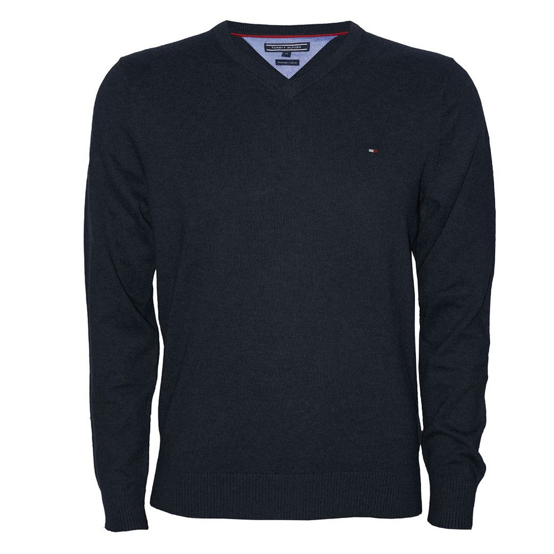 Tommy Hilfiger Mens Navy Sweater