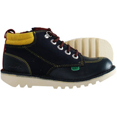 Kickers Winterised Kids Navy Boots