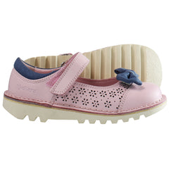 Kickers Bowtie 2 Kids Pink Shoes