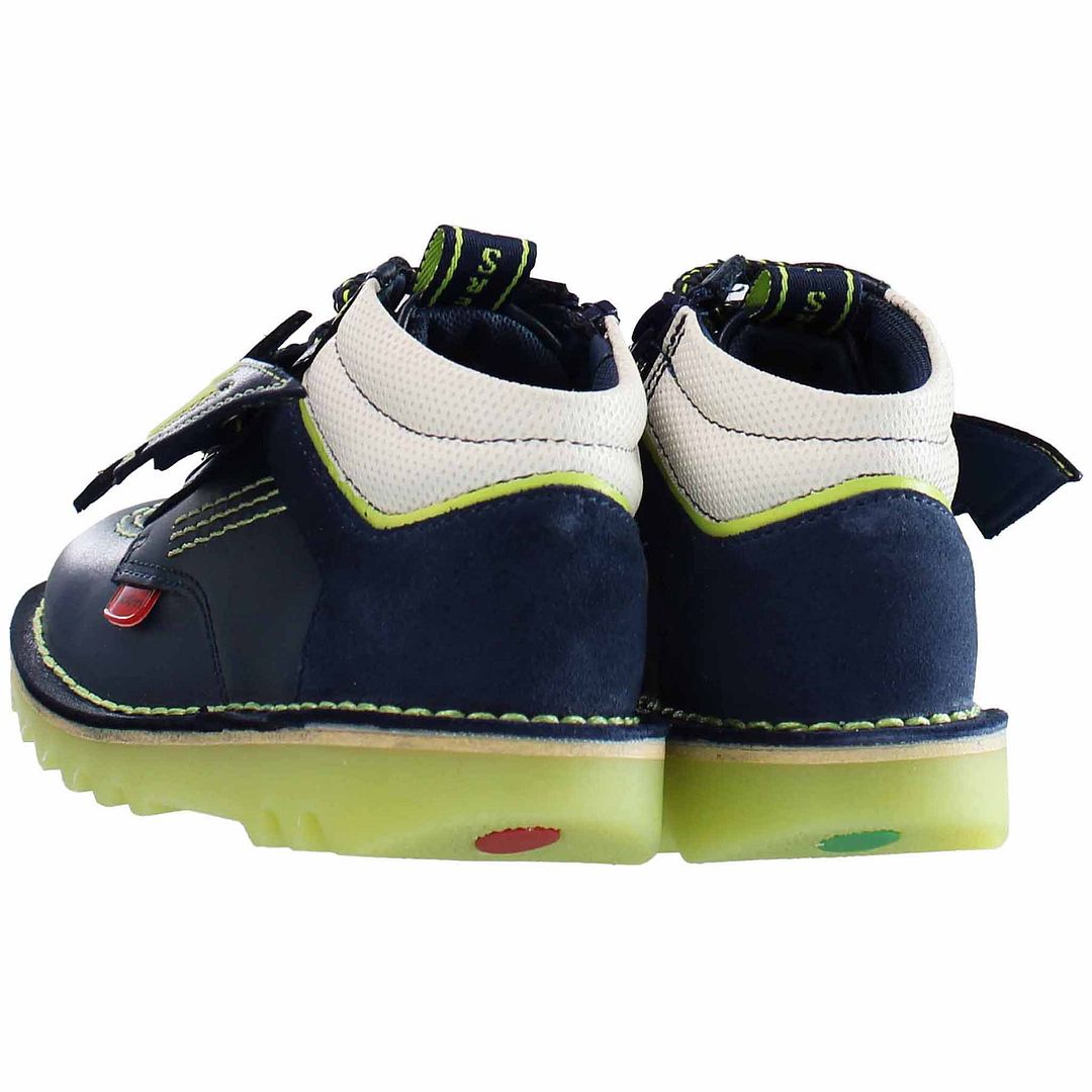 Kickers Hi Bolt Classic Kids Navy Boots