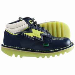 Kickers Hi Bolt Classic Kids Navy Boots