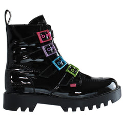 Kickers x Confetti Crowd Kizzie Higher Womens Black Boots