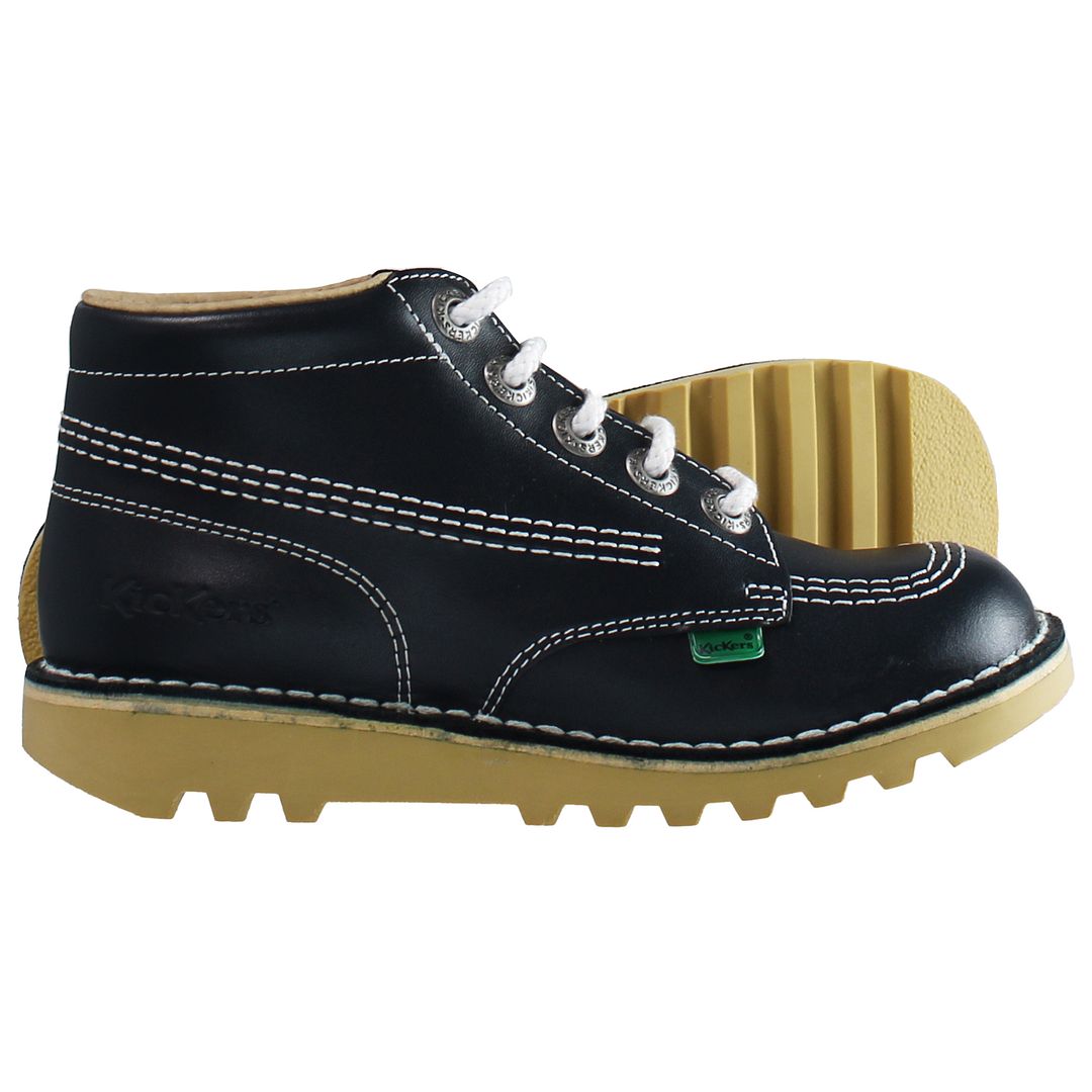 Kickers Kick Hi Core Ankle Kids Navy Boots