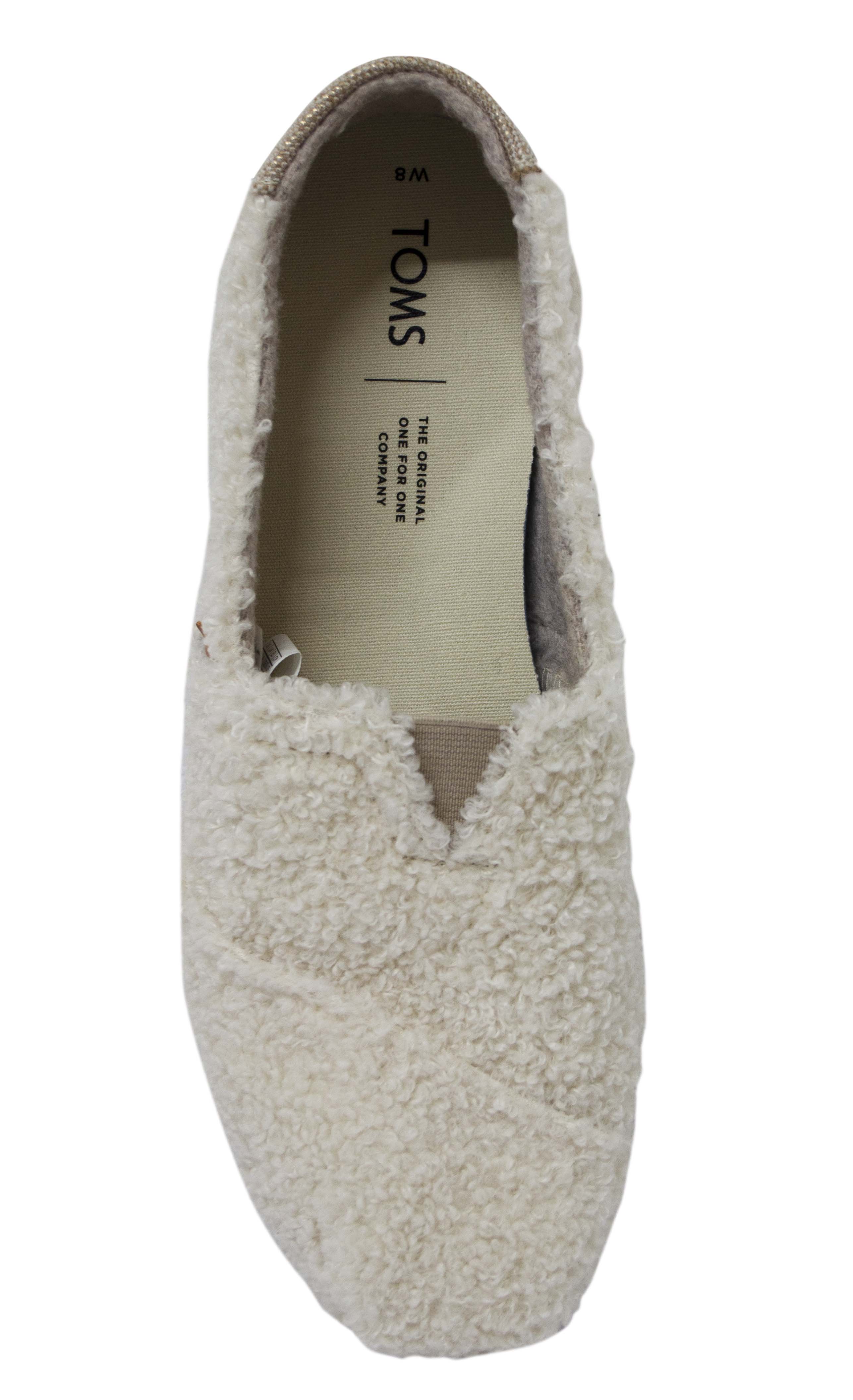 Toms Classic Faux Shearling Womens Espadrilles