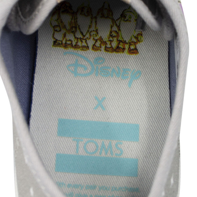 Toms x Disney Dopey Grey Womens Grey Plimsolls