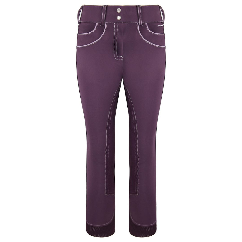 Ariat Olympia Acclaim Womens Purple Full Seat Breech