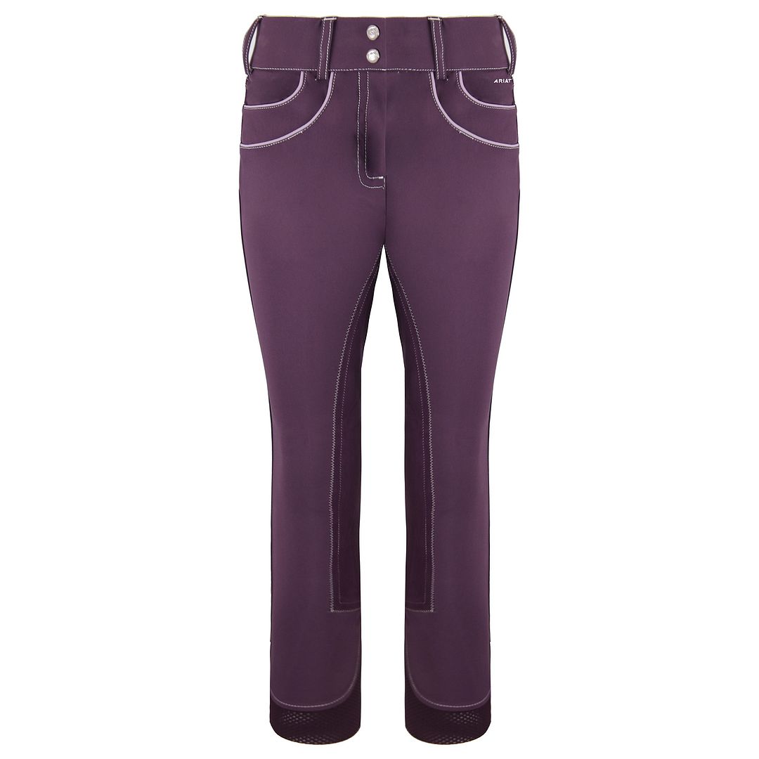 Ariat Olympia Acclaim Womens Purple Full Seat Breech