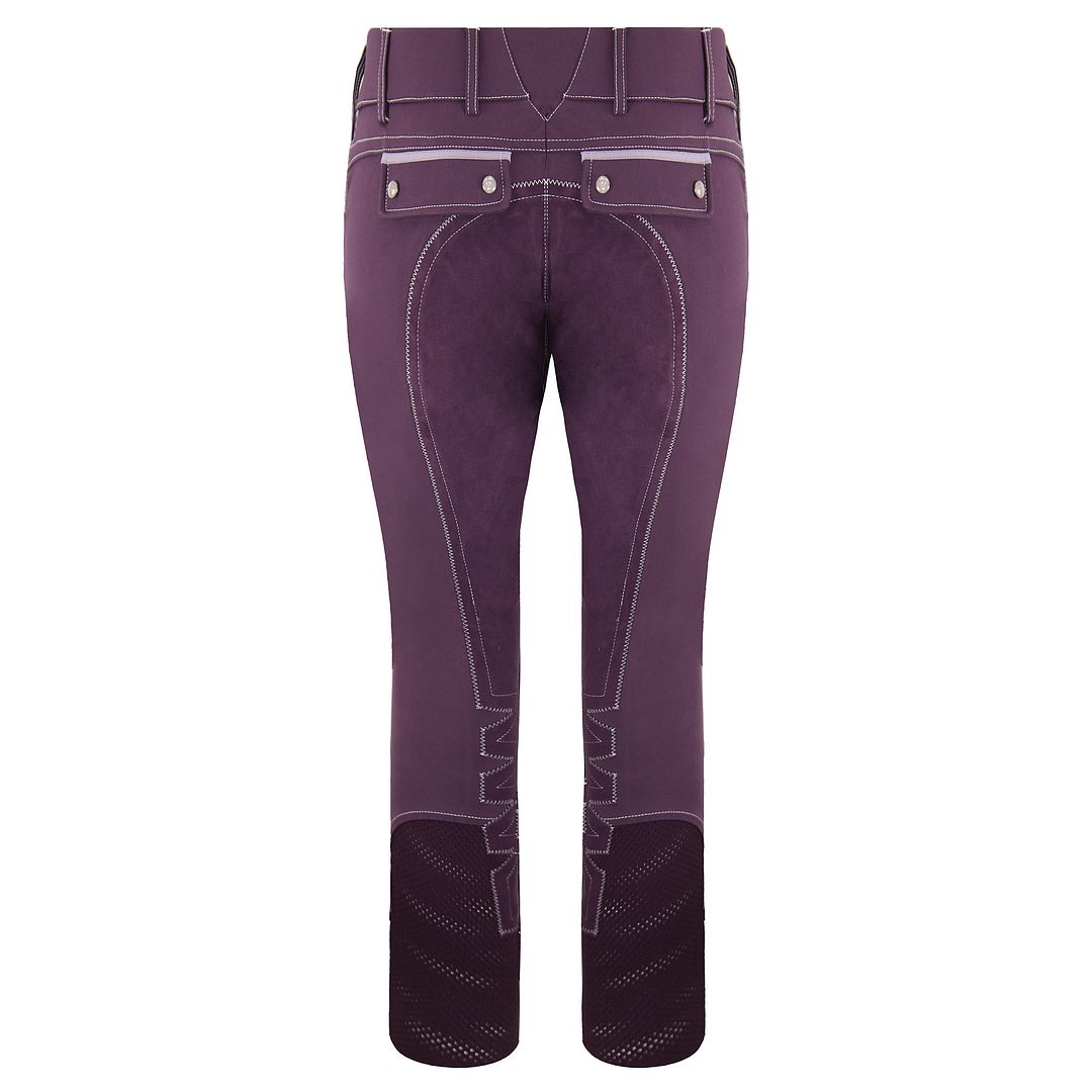 Ariat Olympia Acclaim Womens Purple Full Seat Breech