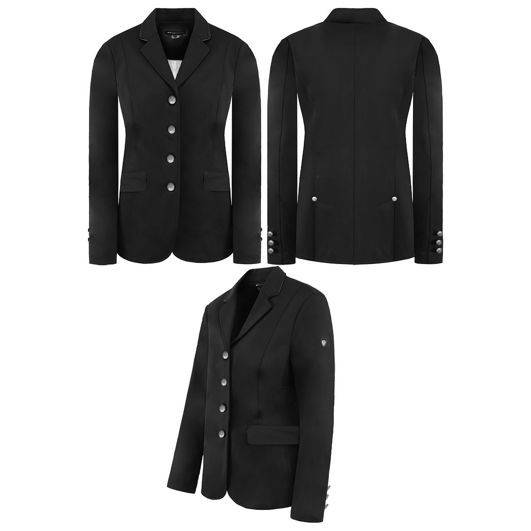 Ariat Palladium Womens Black Show Coat