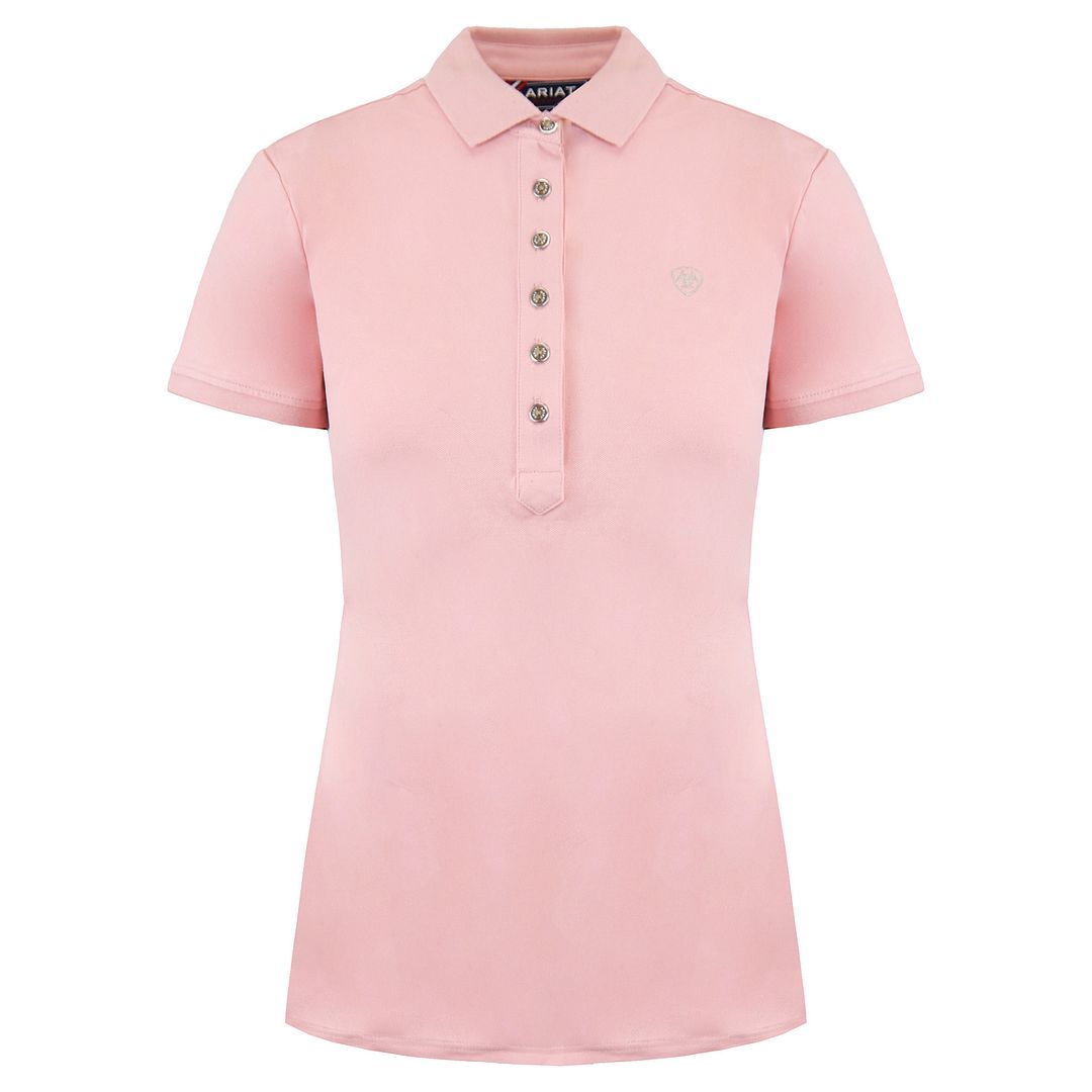 Ariat Prix 2.0 Womens Light Pink Polo Shirt