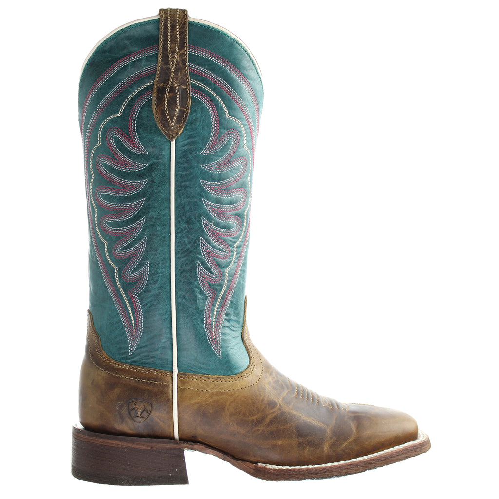 Ariat Circuit Shiloh Tabaco Womens Brown/Blue Boots