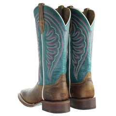 Ariat Circuit Shiloh Tabaco Womens Brown/Blue Boots