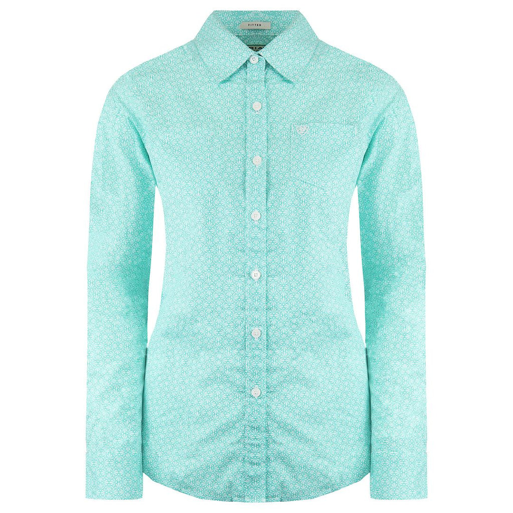 Ariat Kirby Womens Teal Shirt