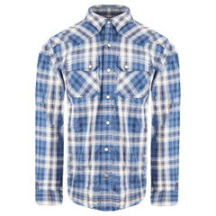 Ariat Abilet Retro Mens Blue/White Shirt