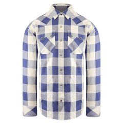 Ariat Abilet Retro Mens Blue/Cream Shirt