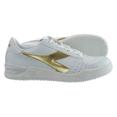 Diadora S.Star K Elite Wimbledon Mens White Trainers