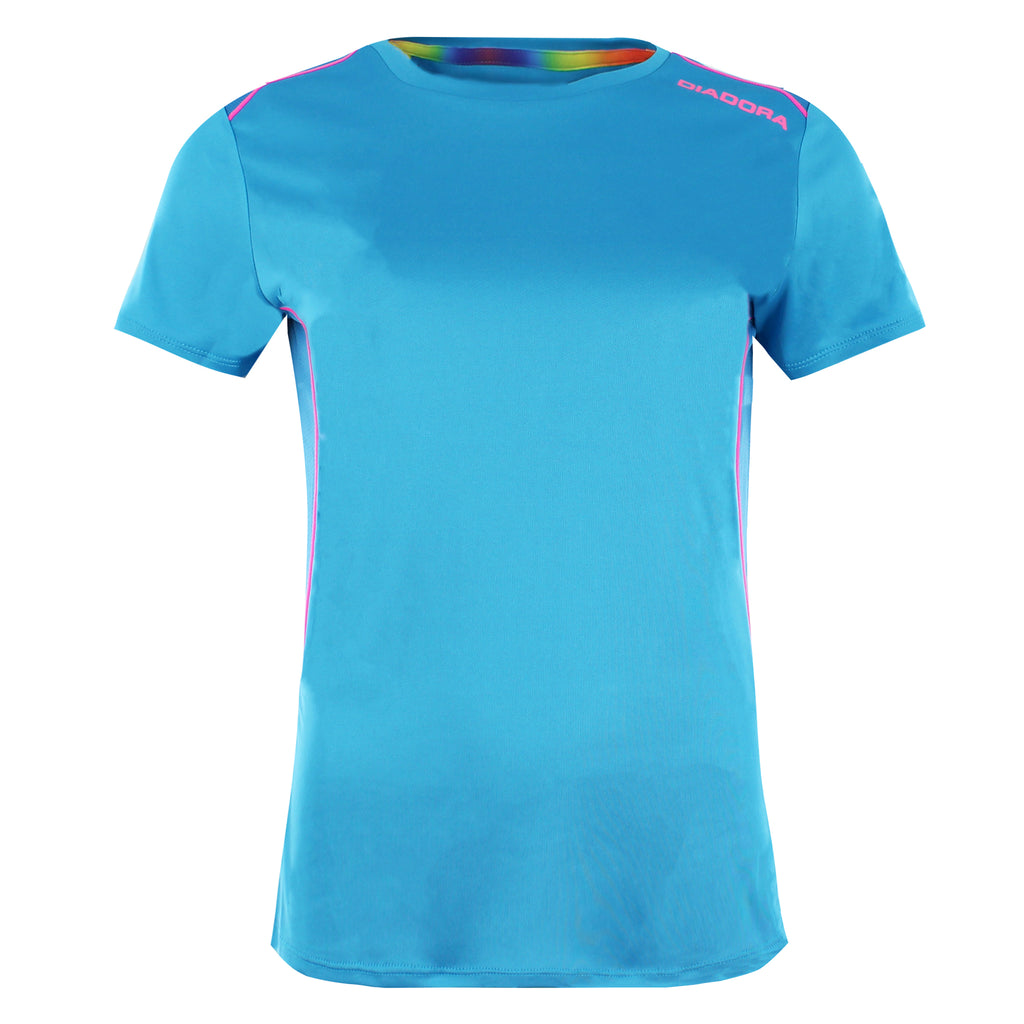 Diadora Running Womens Blue T-Shirt