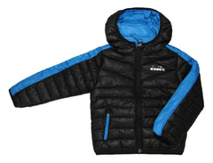 Diadora Kids Black/Blue Jacket