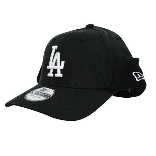New Era 39Thrity MLB Los Angeles Downflap Stretch Fit Cap Black