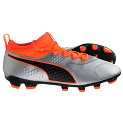 Puma One 3 HG Silver Mens Football Boots