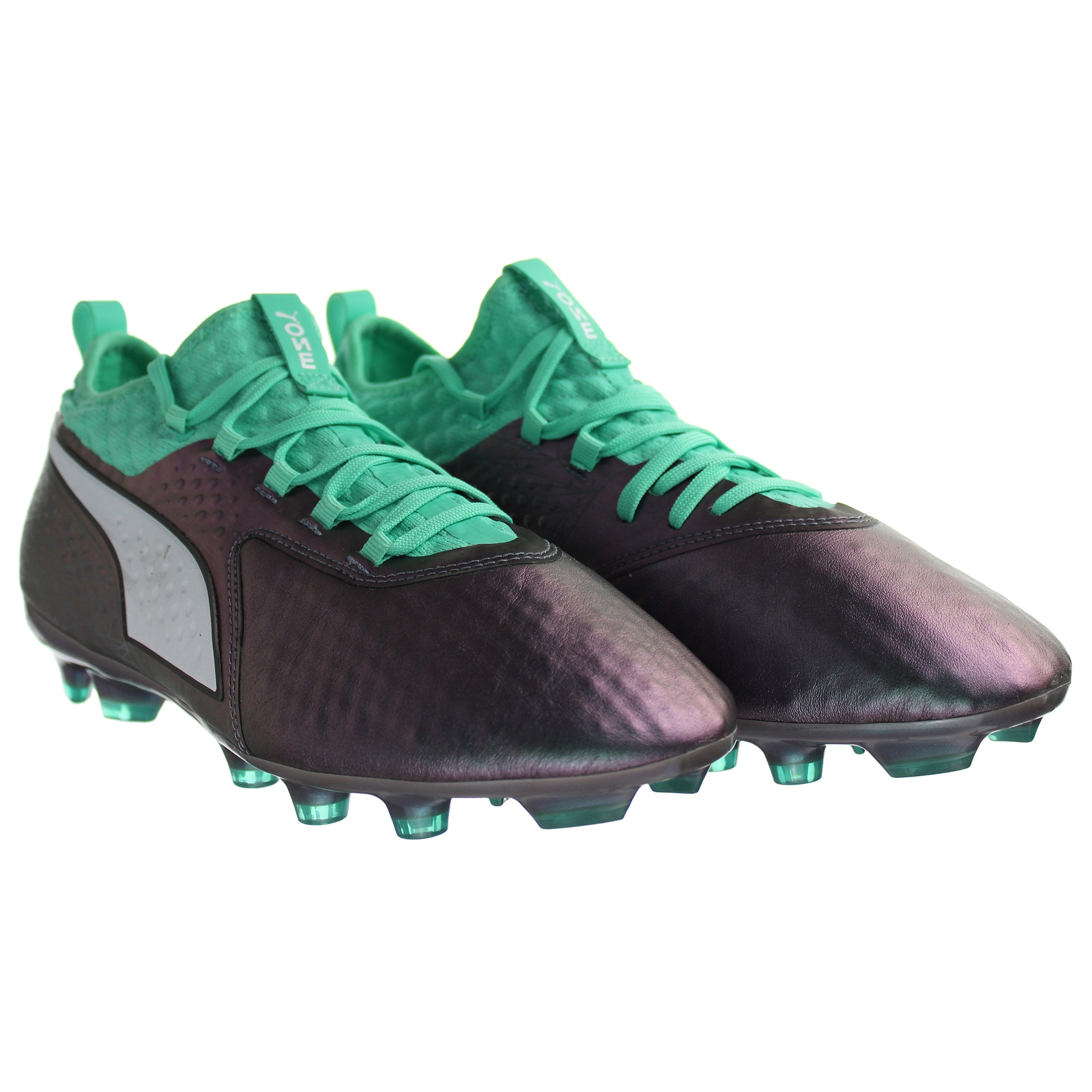 Puma One 2 IL Shift Mens Purple Green Football Boots