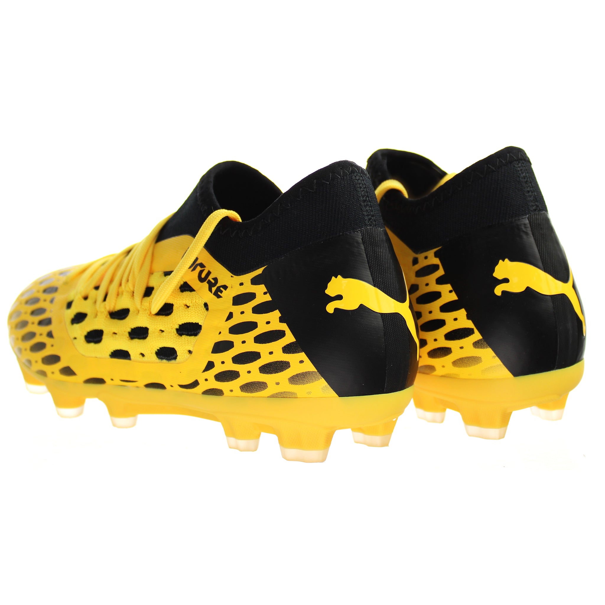 PUMA Future 5.3 Netfit HG Yellow Mens Football Boots