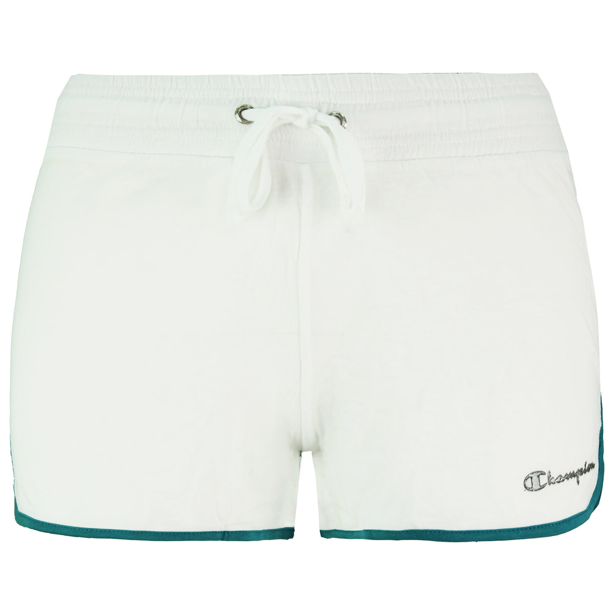 Champion Logo Womens White Shorts