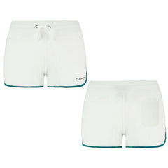 Champion Logo Womens White Shorts