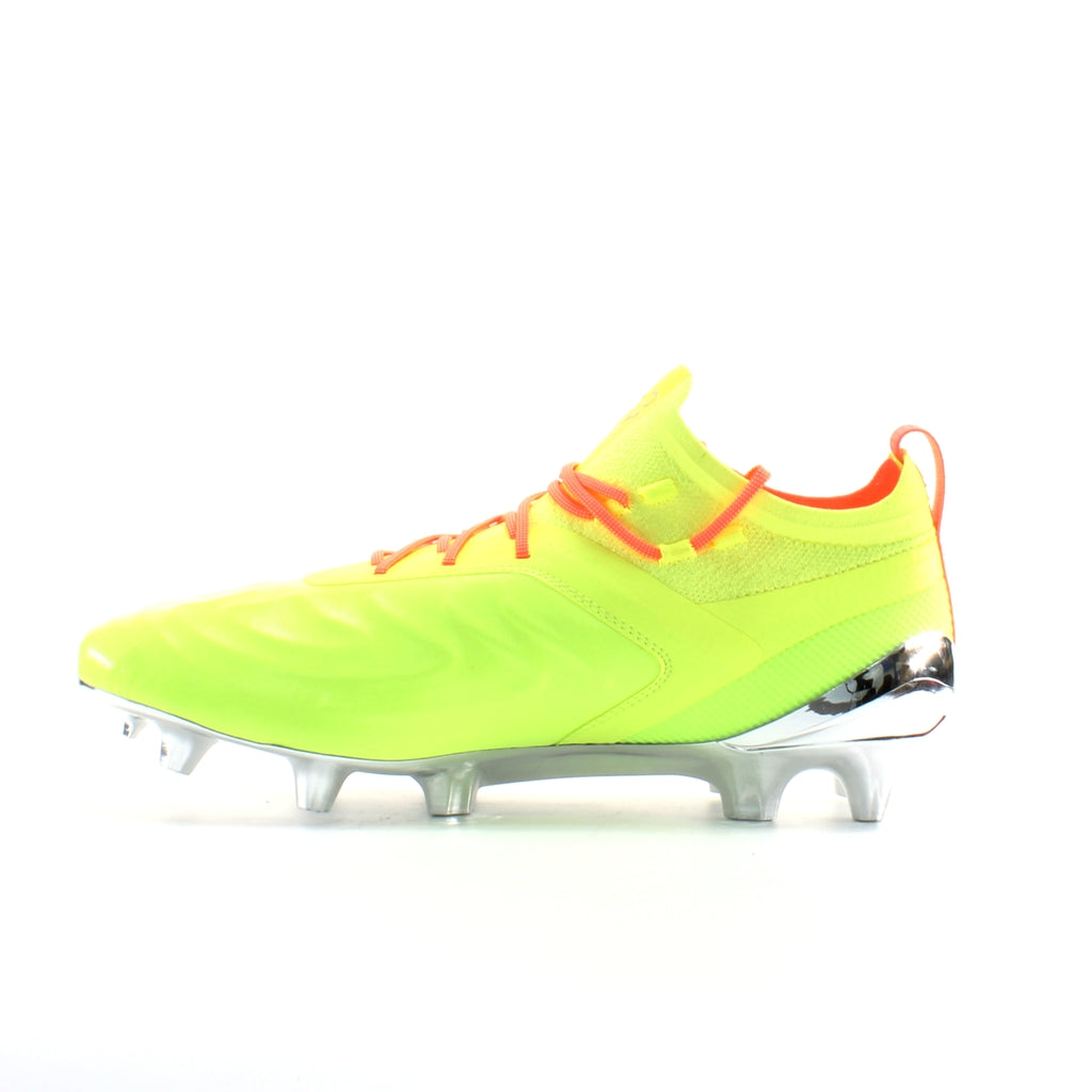 Puma One 20.1 OSG FG/AG Pink Yellow Synthetic Mens Football Boots 105956 01