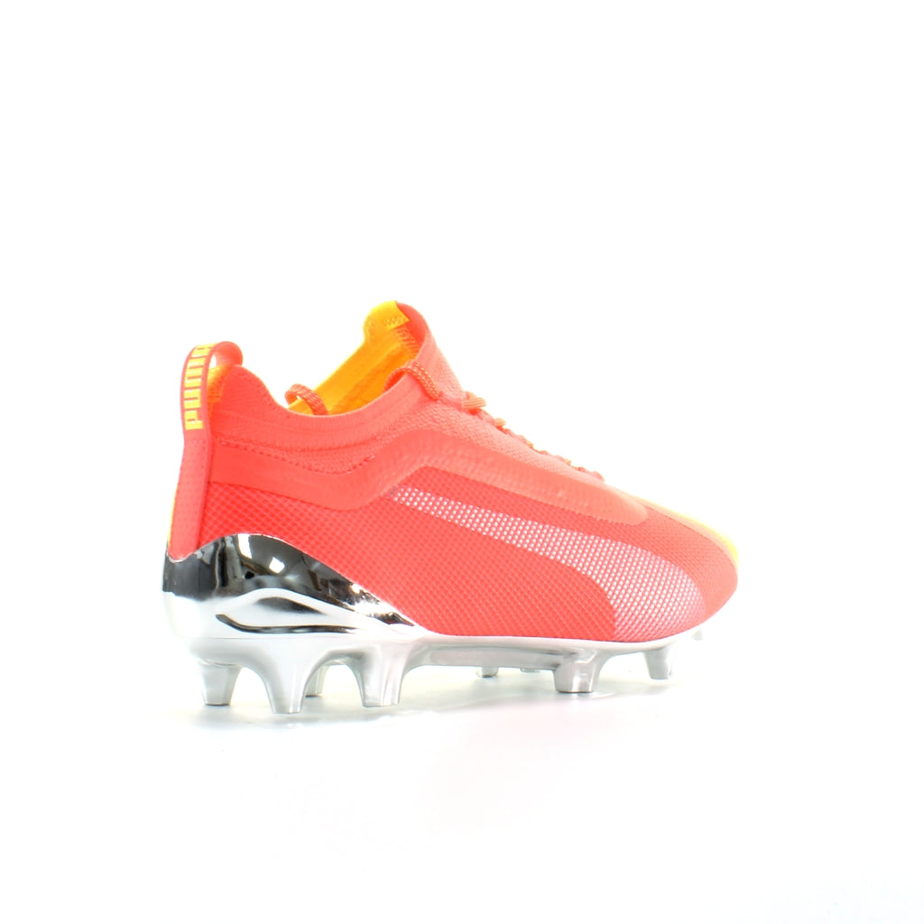 Puma One 20.1 OSG FG/AG Pink Yellow Synthetic Mens Football Boots 105956 01