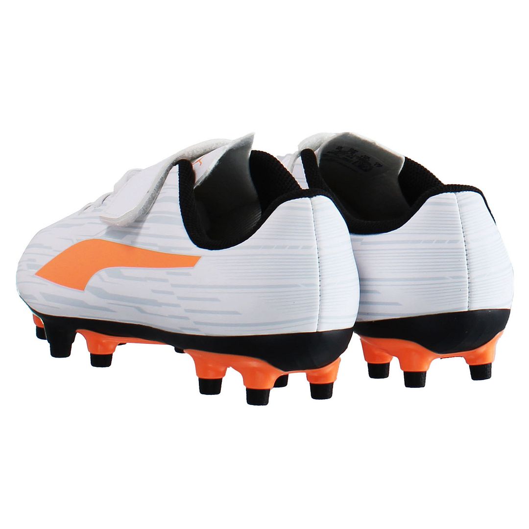 Puma Rapido III FG/AG V Kids White Football Boots