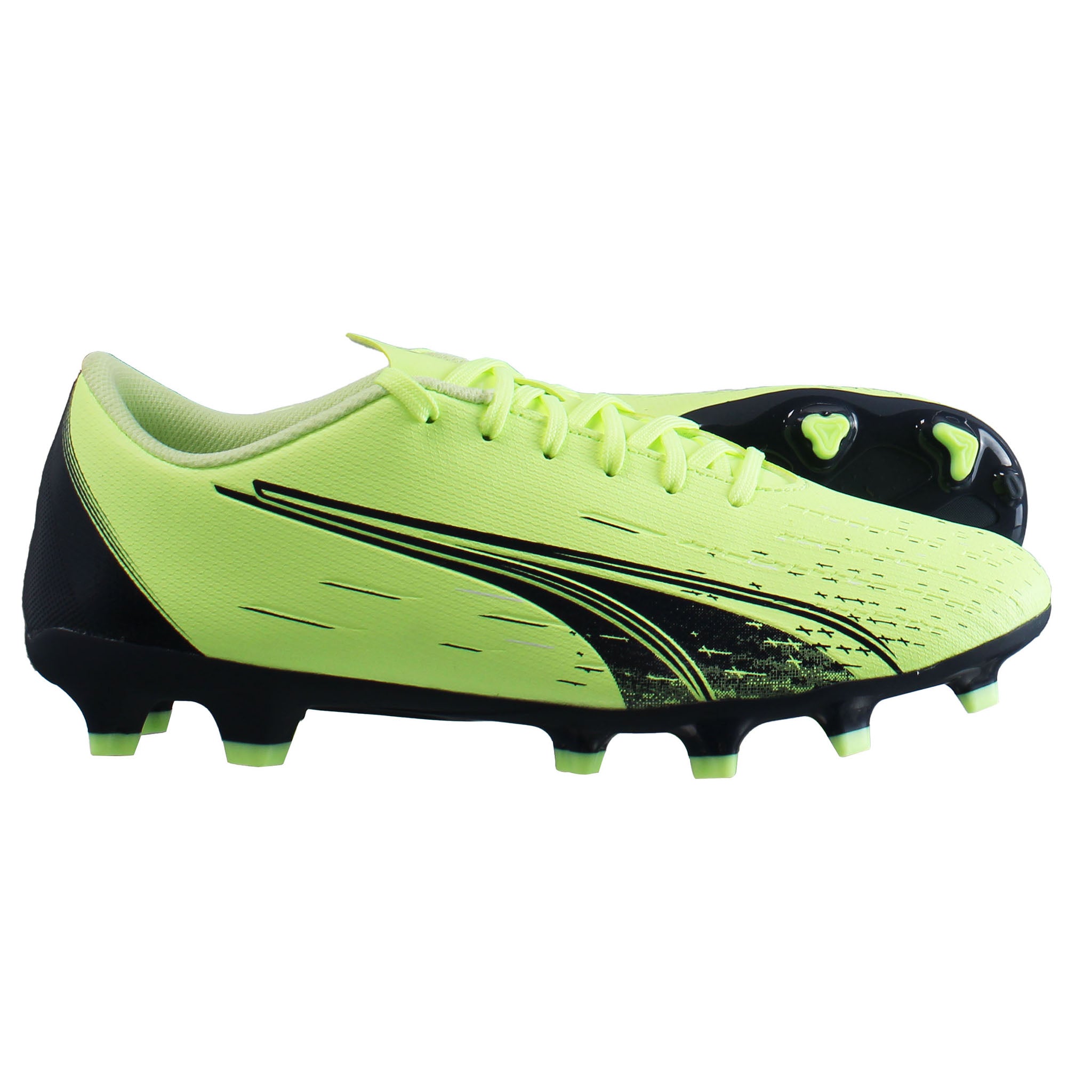 Puma Ultra Play FG/AG Green Mens Football Boots