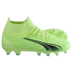 Puma Ultra Pro FG/AG Green Kids Football Boots