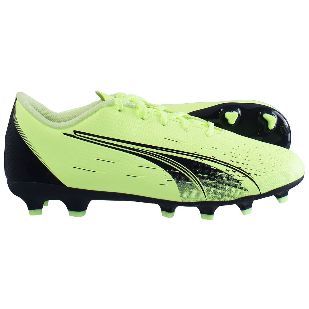 Puma Ultra Play FG/AG Green Kids Football Boots