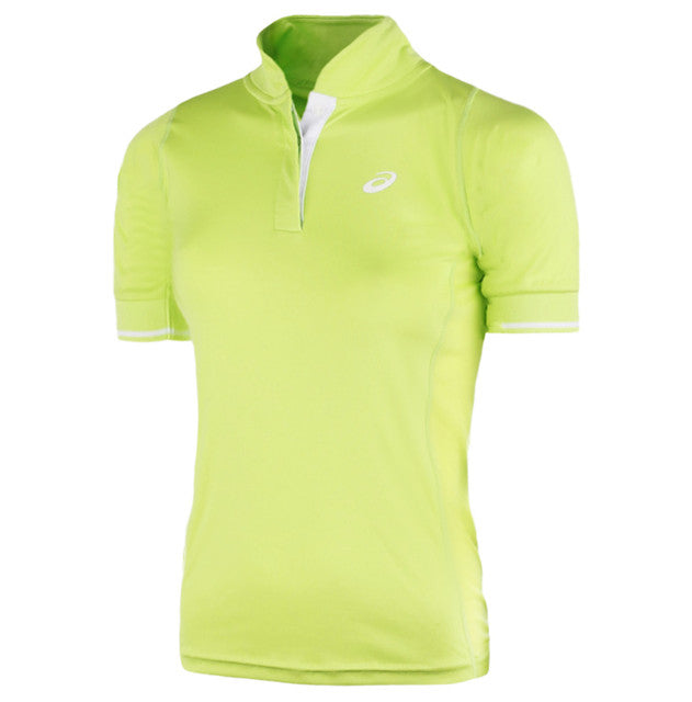 Asics Motion Dry Break Womens Green Tennis Polo Shirt