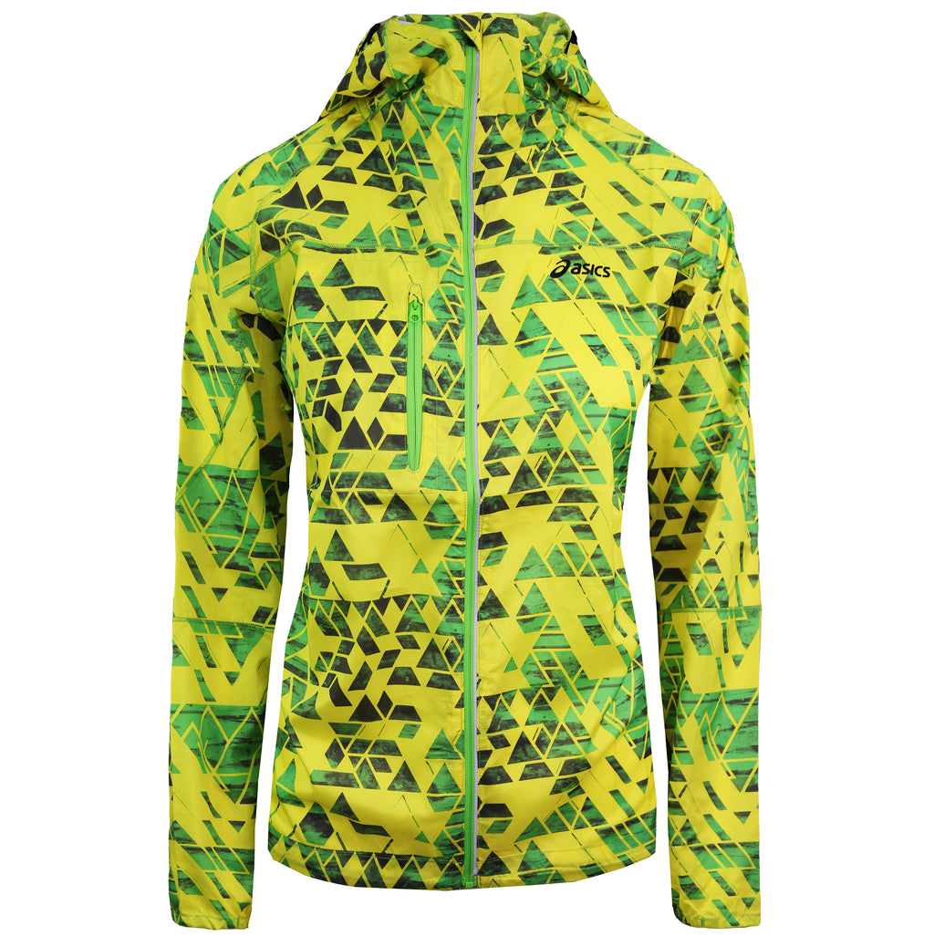 Asics Motion Protect FujiTrail Womens Yellow Track Jacket