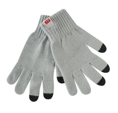 Asics Touch Screen Mens Grey Gloves