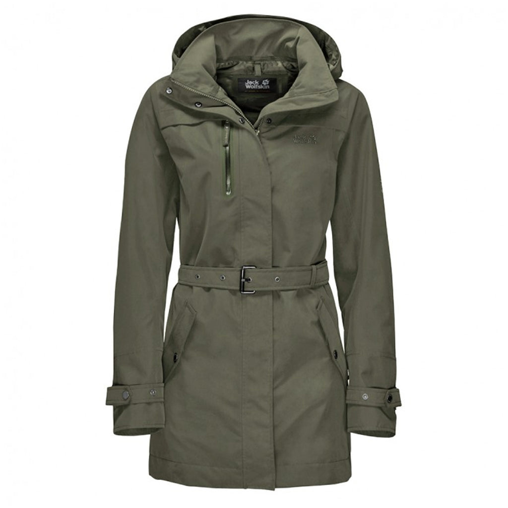 Jack Wolfskin Kimberley Womens Green Parka Jacket