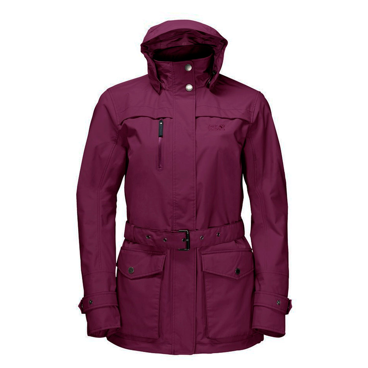 Jack Wolfskin Kimberley Womens Burgundy Parka Jacket