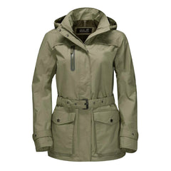 Jack Wolfskin New Kimberley Womens Green Parka Jacket