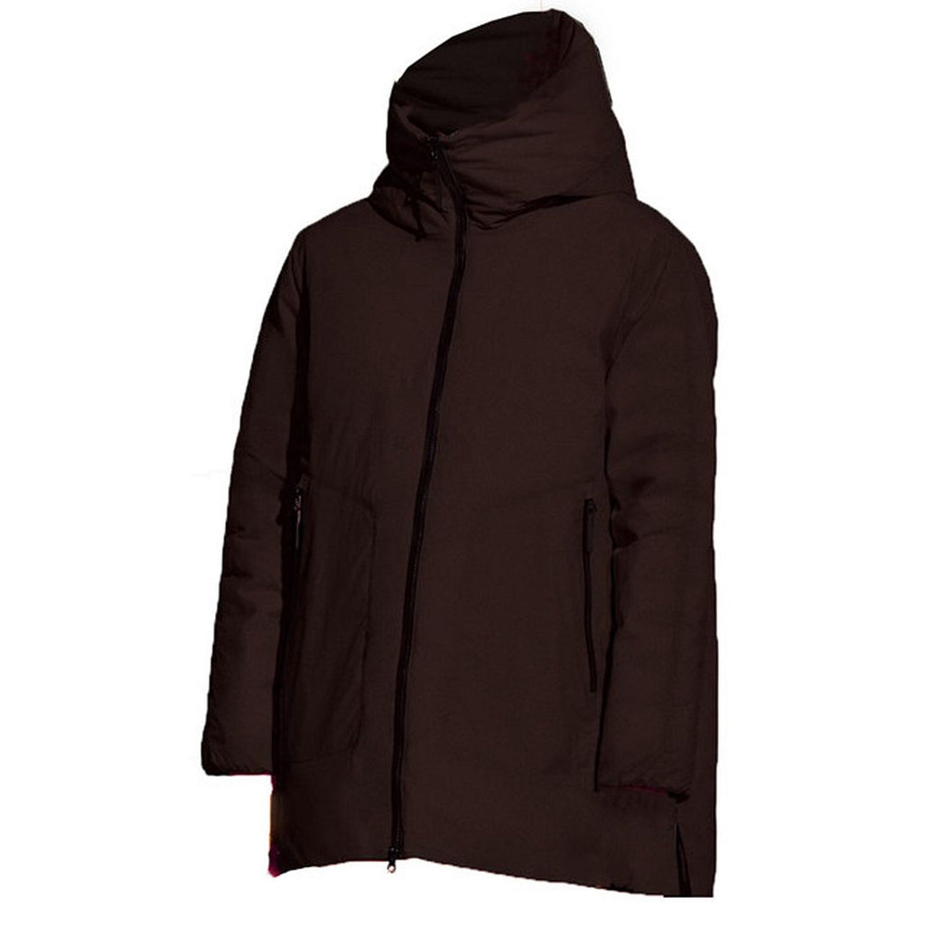 Jack Wolfskin Tech Lab Mens Brown Boxy Cape Coat