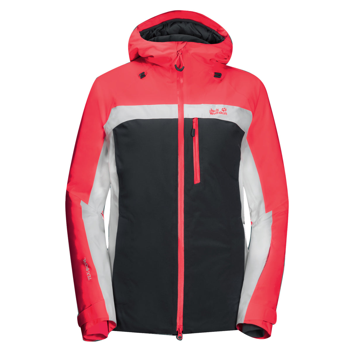 Jack Wolfskin Texapore Insulated Womens Pink/Black Snow Jacket