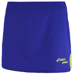 Asics Motion Dry Padel Womens Blue Tennis Skort