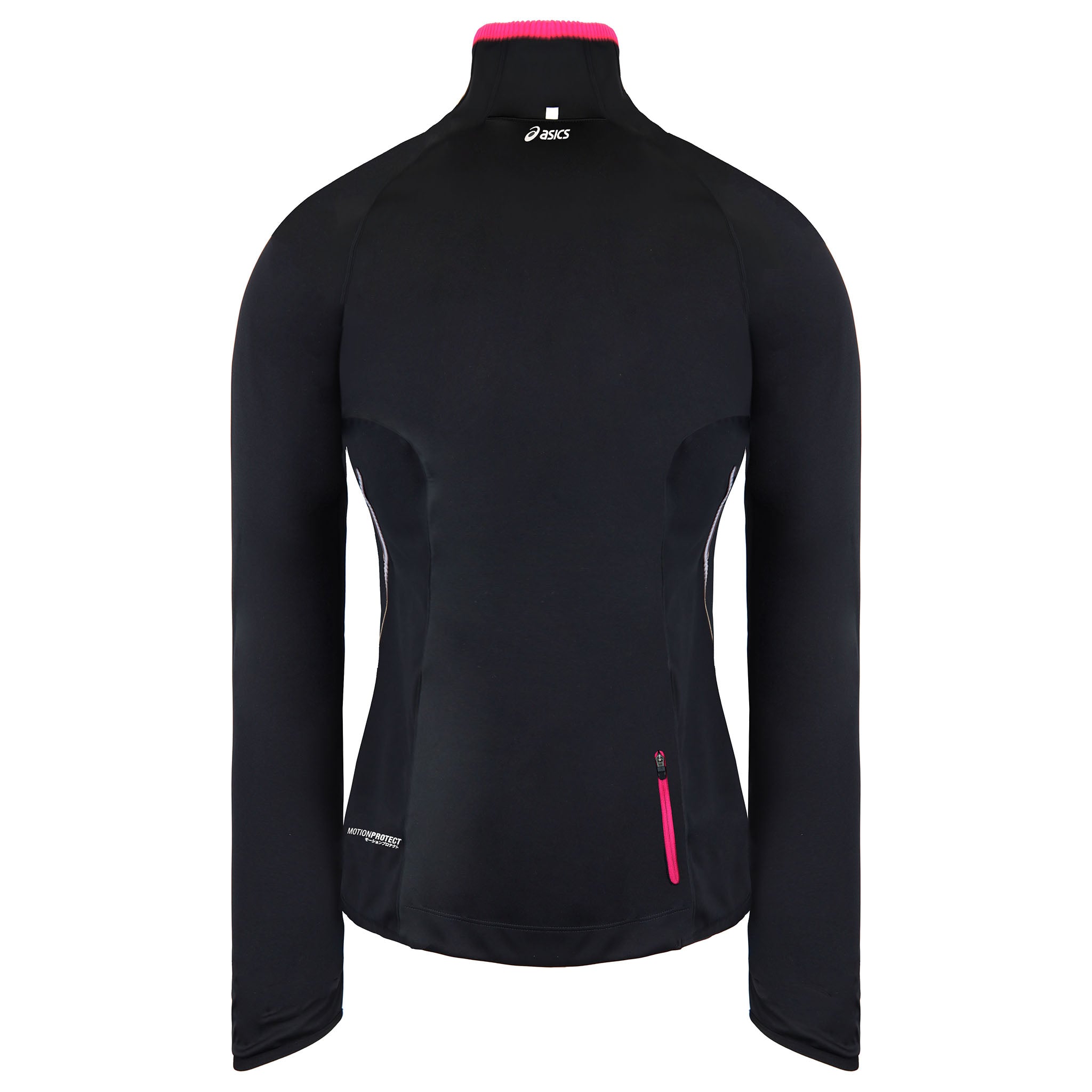 Asics Motion Protect Womens Black/Pink Top