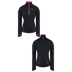 Asics Motion Protect Womens Black/Pink Top