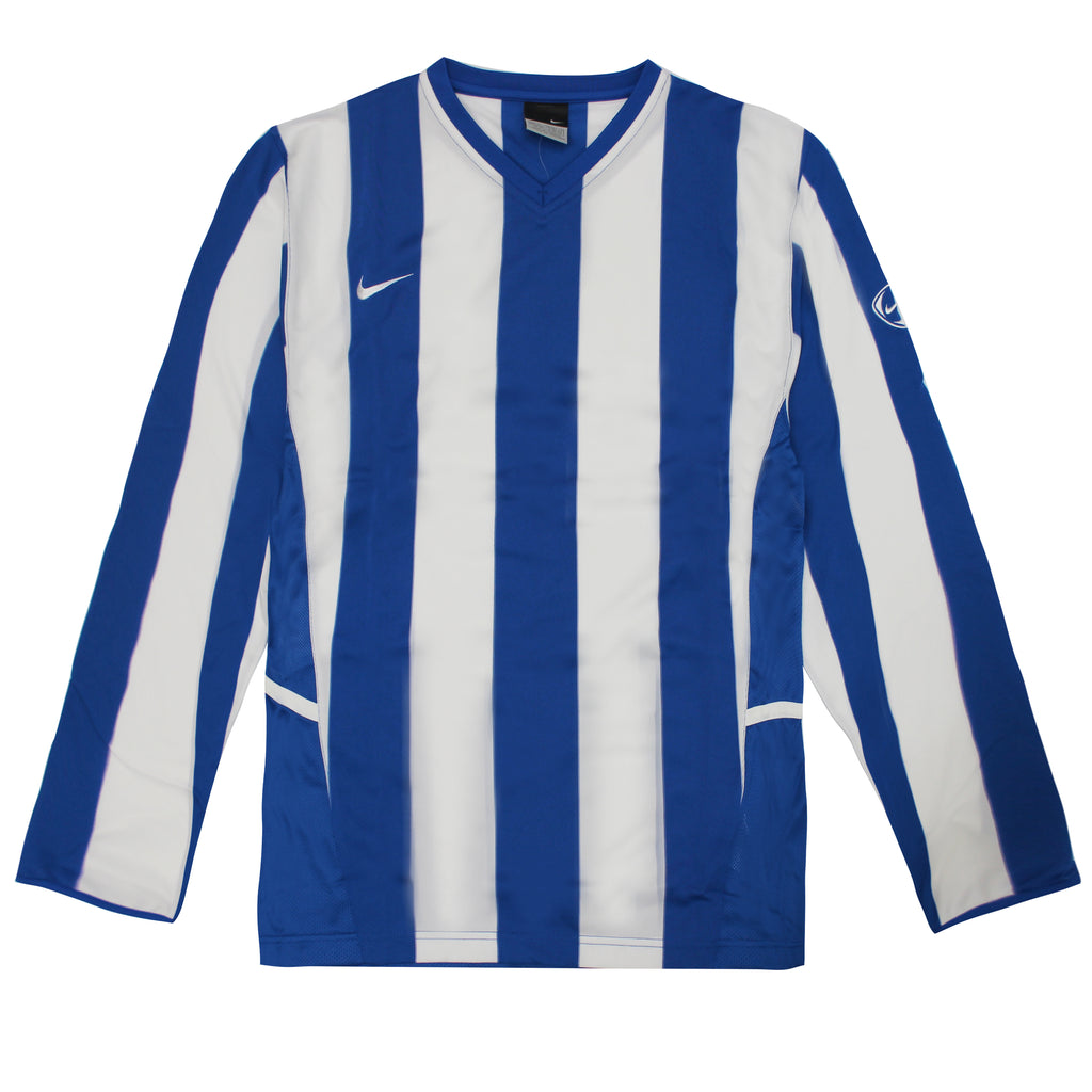 Nike Striped Mens Navy/White Football Shirt