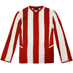 Nike Striped Mens Red/White Football Shirt