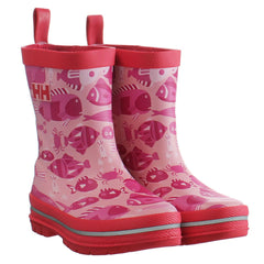 Helly Hansen JK Splask Print Kids Pink Wellingtons